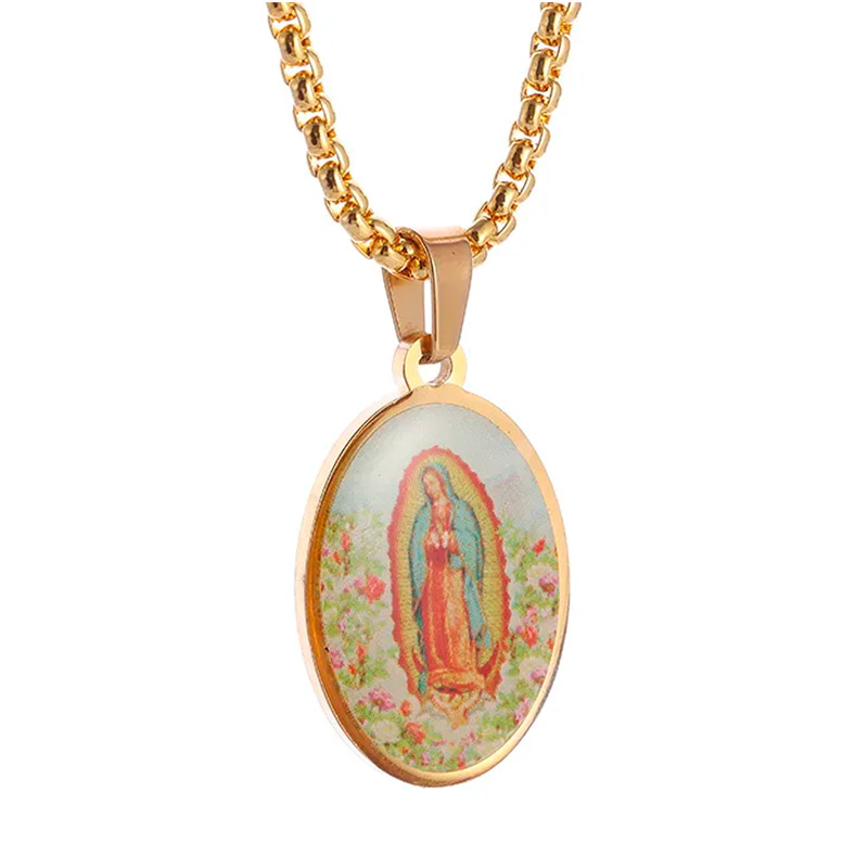 Nossa Senhora De Guadalupe De 34 F Cm Em Gesso Cru