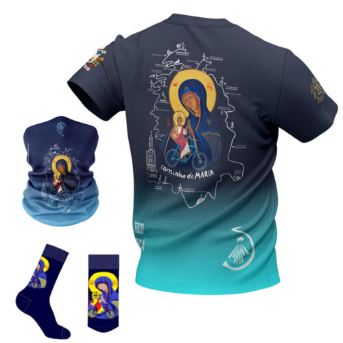 Camisa Corrida de Rua/Casual Caminho de Maria Festa Nossa Senhora de Ghisallo