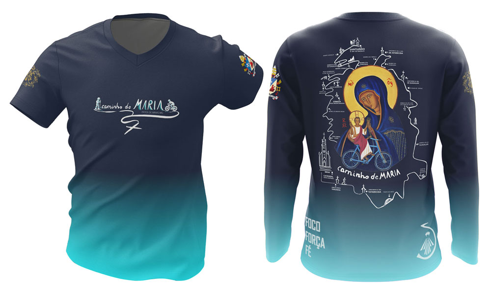 CAMISA CAMINHO DE MARIA MANGA CURTA E LONGA 2025