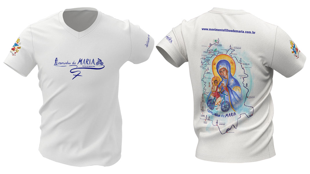 CAMISA CAMINHO DE MARIA MANGA CURTA 2024