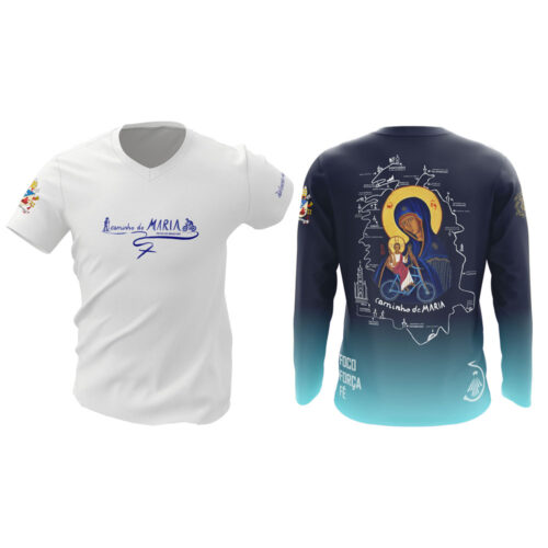 Camisa Corrida de Rua/Casual Caminho de Maria